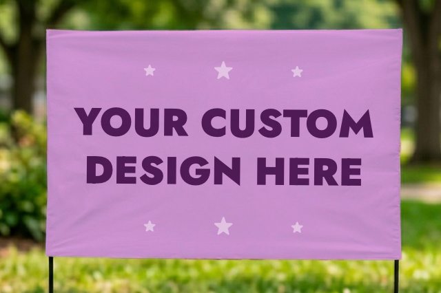 Custom Poly Bag Sign