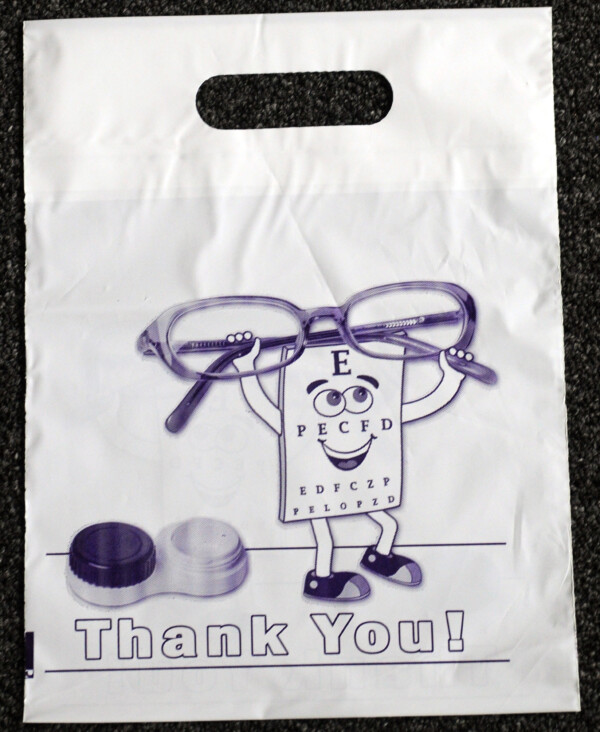 Custom Die Cut Handle Bags Example Product Custom Die Cut Handle Bags Example Product