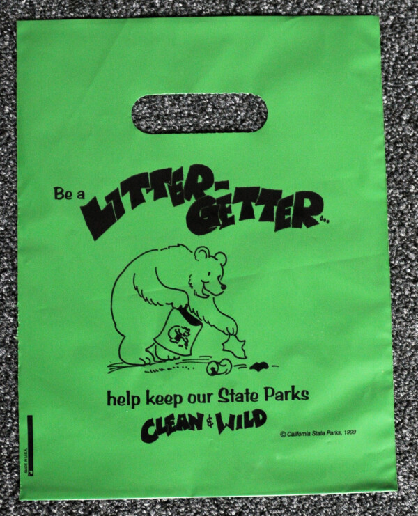 Custom poly litter bag